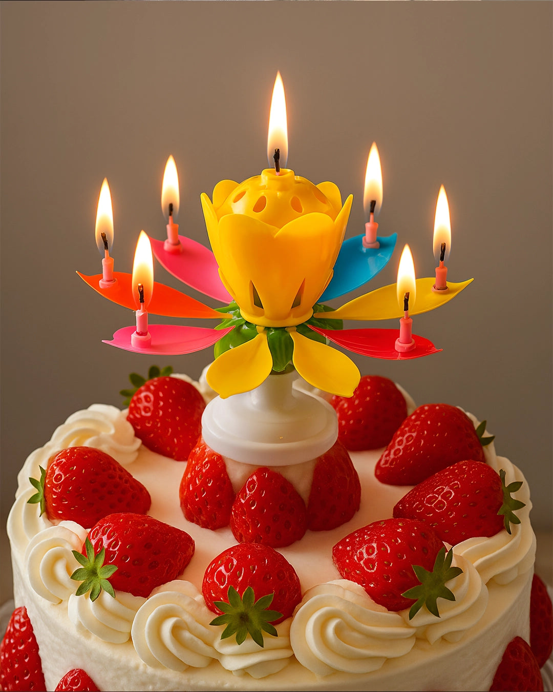 Vela Flor de Cumpleaños Mágica