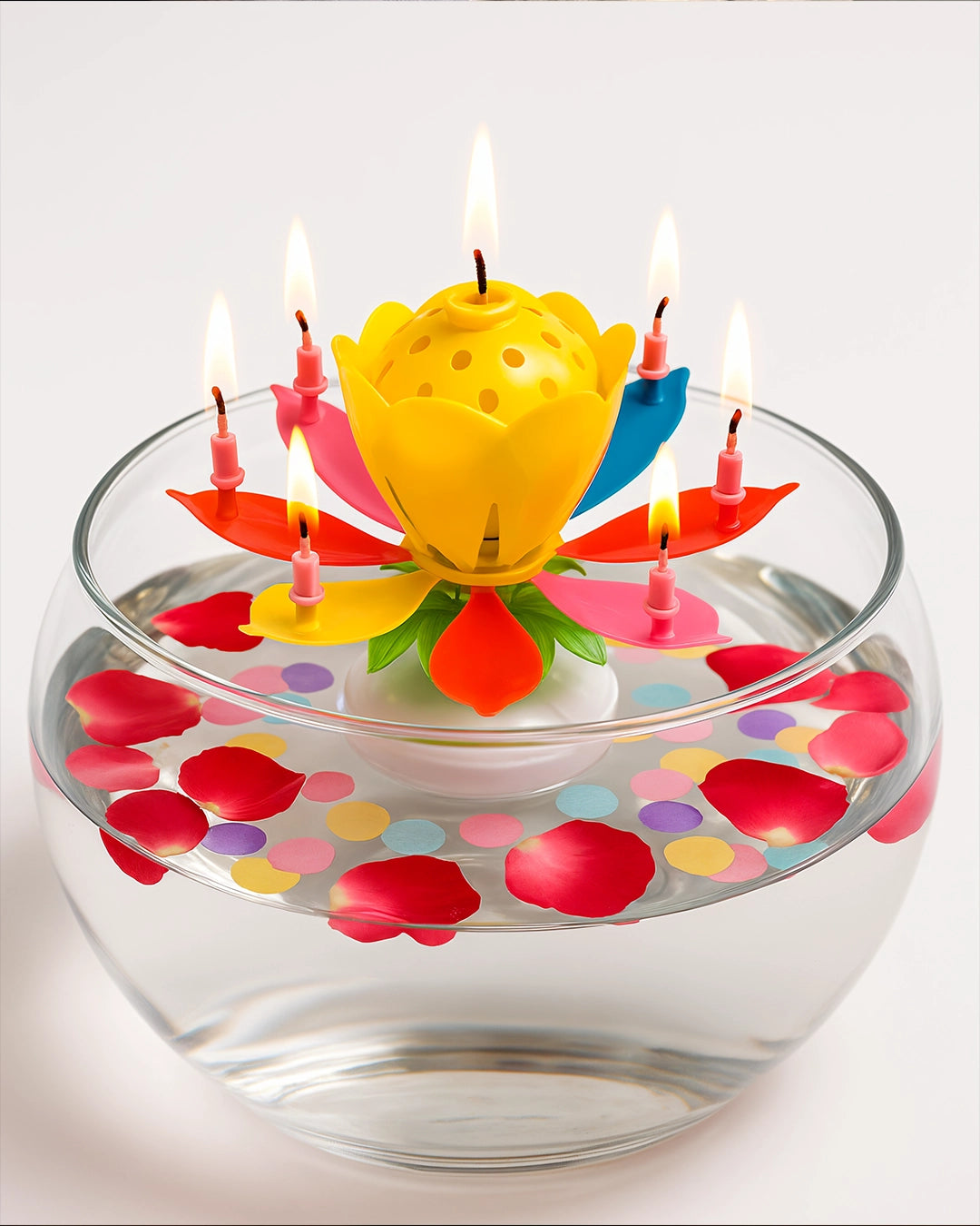 Vela Flor de Cumpleaños Mágica
