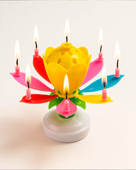 Vela Flor de Cumpleaños Mágica