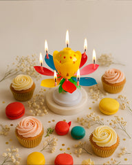 Vela Flor de Cumpleaños Mágica