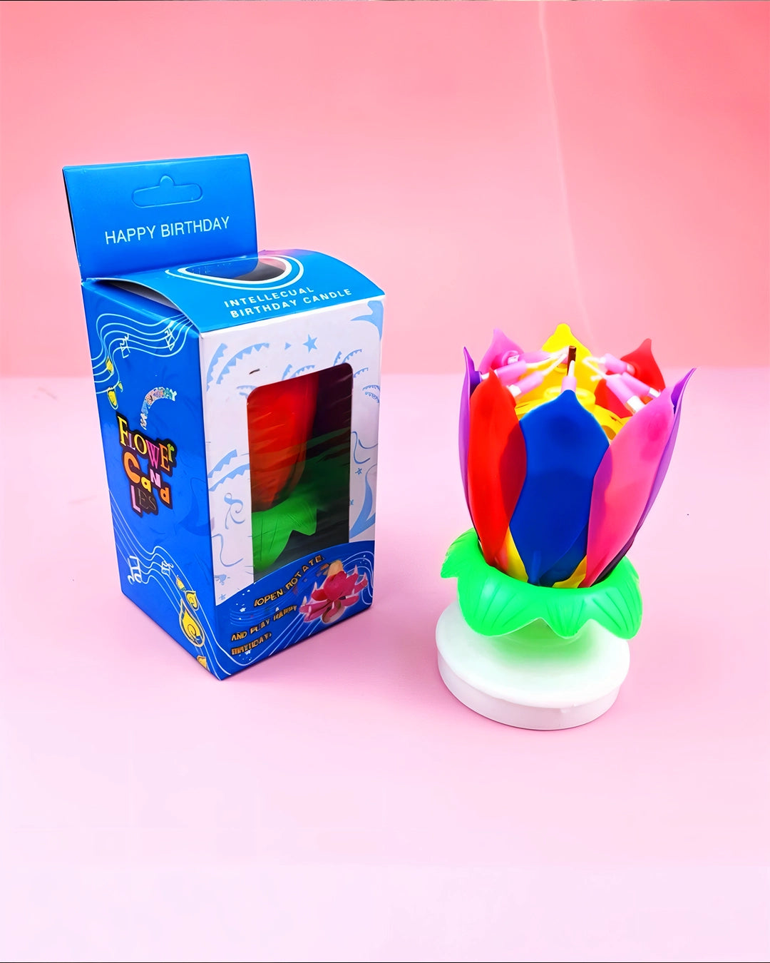 Vela Flor de Cumpleaños Mágica